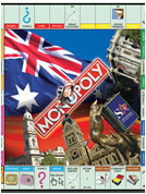 Adelaide City Monopoly Board