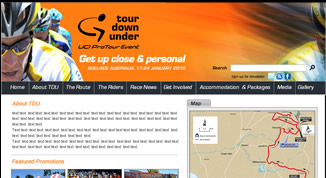 Tour Down Under Website