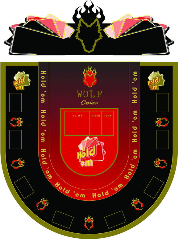 Wolf Leisure Casinos Texas Hold 'em Table